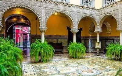 El Palacio de Lebrija se encuentra Ubicado en la calle Cuna, Sevilla, numero 8,