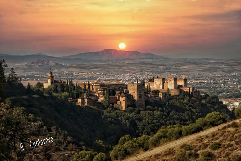 Spectacular Sunset in Granada