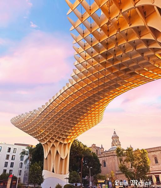 The Mushroom-shaped Sculptures in Plaza de la Encarnación, Sevilla