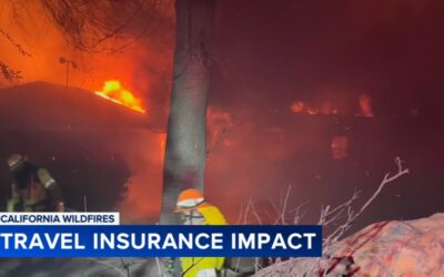 Southern California wildfires impact on travel insurance